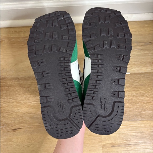 New Balance Classic 574 Style Sneakers in Classic Pine Green & White - Picture 11 of 11